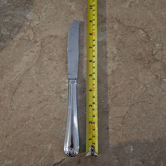 Lot of 6 Gorham WINFIELD Dinner Knives 9" Hollow Glossy 18/8 Stainless Flatware - Picture 5 of 6